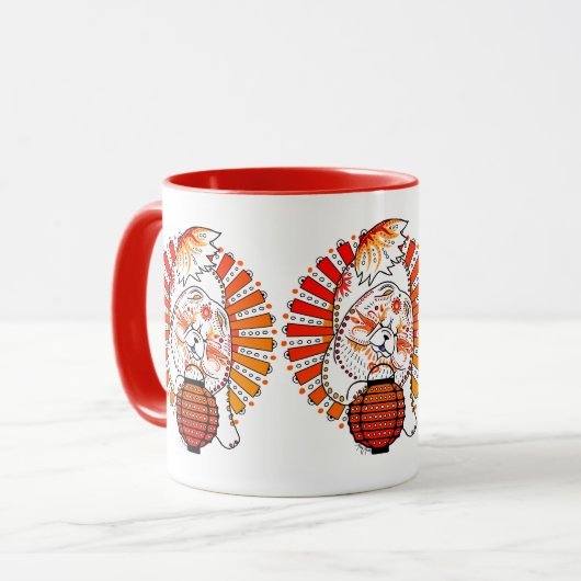 BINDI MI TANG - Chow - Jahr der Hunde-Tasse Tasse (Vorderseite Links)