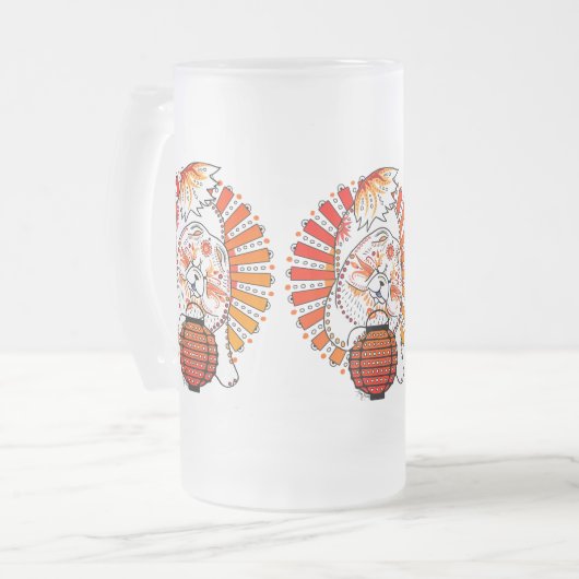 BINDI MI TANG - Wie - mattierte Tasse 2 Größen (Vorderseite Links)