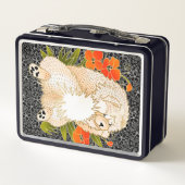 BINDI MINGSIE Creme Chow Metal Lunchbox (Rückseite)