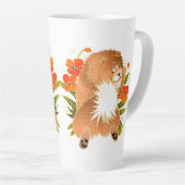 BINDI MINGSIE Rot chow latte Tasse (Rechte Ecke)