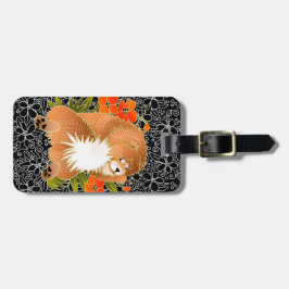 BINDI MINGSIE rote Gepäckmarke Gepäckanhänger