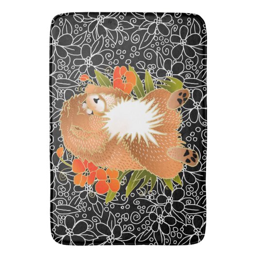 BINDI MINGSIE rotes Schokolade oder Badematte (Vorderseite Vertikal)