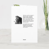 BINDI MINGSIE Sahnechow-chow Grußkarten Karte (Rückseite)