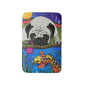 BINDI MOPS - Kiste oder Badmatte Badematte (Vorderseite Vertikal)