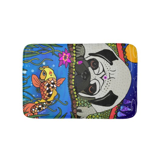 BINDI MOPS - Kiste oder Badmatte Badematte (Vorderseite)