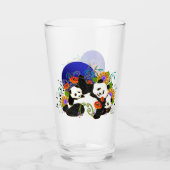 BINDI PANDA 16 oz Glasdesign vorne & hinten Glas (Vorderseite)