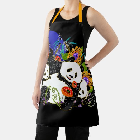 BINDI PANDA FAMILY All-over Print Schürze (InSitu)