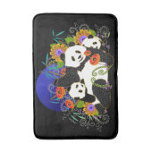 BINDI PANDAS-Anpassen der Hintergrundfarbe Badematte (Vorderseite Vertikal)