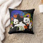 BINDI PANDAS Kissenverändern Hintergrundfarbe Kissen (Decke)