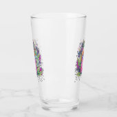 BINDI PLAYDAT Chow-Chow 16oz Glasentwurf Front u. Glas (Links)