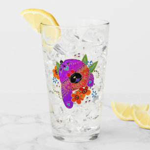 BINDI RAUER CHOW-CHOW 16 Unze Glasentwurf Front u. Glas