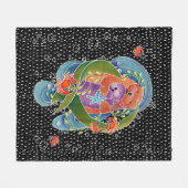 BINDI Sea Otters Fleece Decke in 3 Größen (Vorderseite (Horizontal))