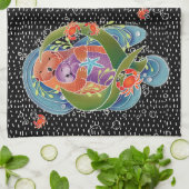 BINDI Sea Otters Küchentücher (Gefaltet)