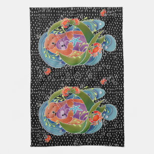 BINDI Sea Otters Küchentücher