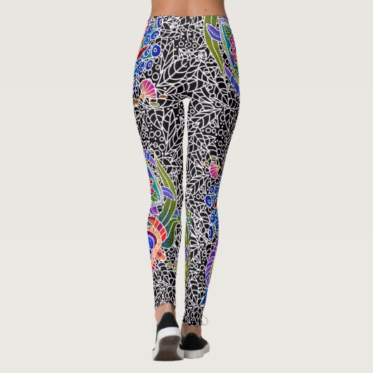 BINDI SEA TURTLES - Leggings über Muster (Rückseite)