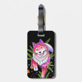 BINDI SHIBA INU Gepäckanhänger (Rückseite vertikal)