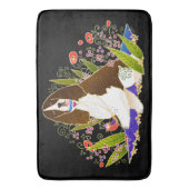 BINDI SPRINGERSPANIEL - Kiste oder Badmatte Badematte (Vorderseite Vertikal)