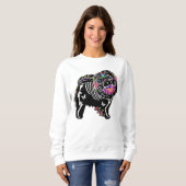 BINDI SUGARSKULL Chow dog - CHOOSE style Sweatshirt (Vorne ganz)