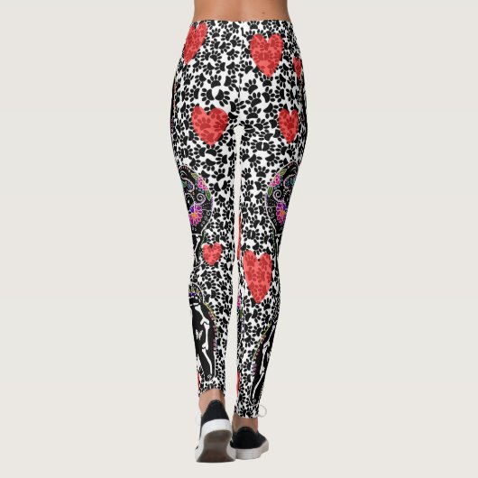 BINDI SUGARSKULL Chow - LEGGINGS (Rückseite)