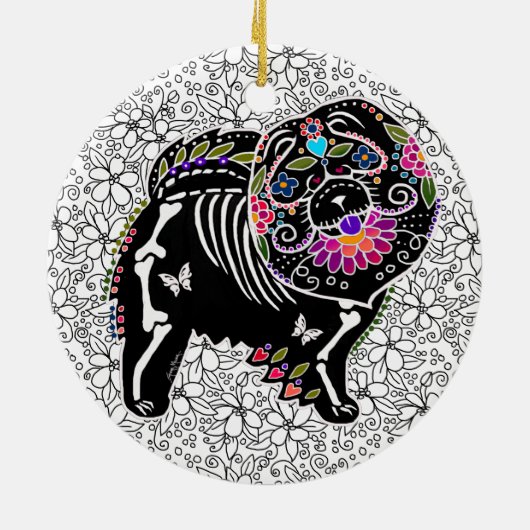 BINDI SUGARSKULL Chow - Ornament (Hinten)