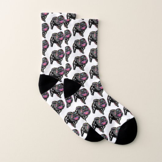 BINDI SUGARSKULL Chow - Socken (Paar)