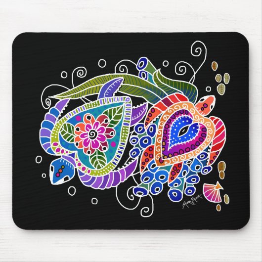 BINDI TURTLE mousepad - Anpassen der Hintergrundfa (Vorne)