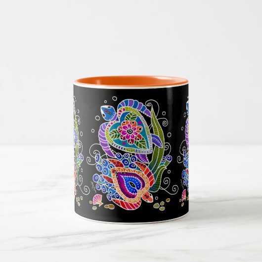 BINDI TURTLE Tasse wählen Hintergrund und Stil (Mittel)