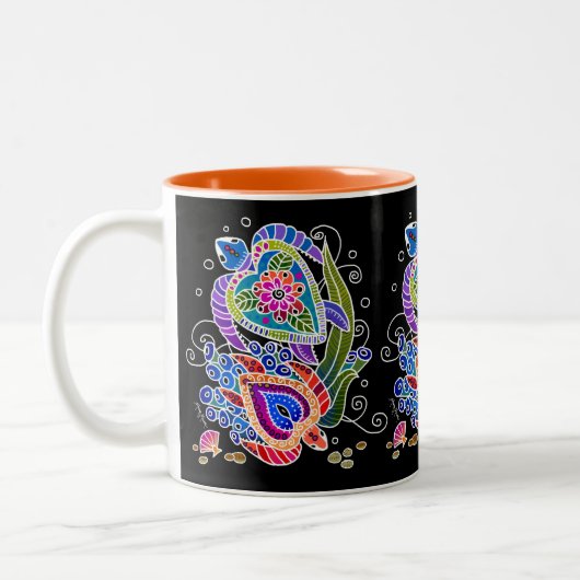 BINDI TURTLE Tasse wählen Hintergrund und Stil (Links)
