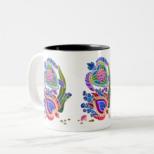 BINDI TURTLE Tasse wählen Hintergrund und Stil (Vorderseite Links)