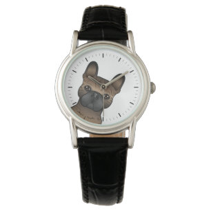 Bindle French Bulldog / Frenchie Niedlicher Cartoo Armbanduhr