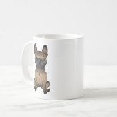 Bindle French Bulldog / Frenchie Niedlicher Cartoo Kaffeetasse (Vorderseite Links)