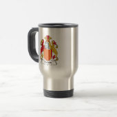 Bindon Familienwappen Reisebecher (Vorderseite Links)