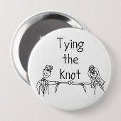 Bindung den Knotenknopf (enorm) Button (Vorne & Hinten)