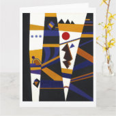 Bindung durch Kandinsky, 1932 Karte (Gelbe Blume)