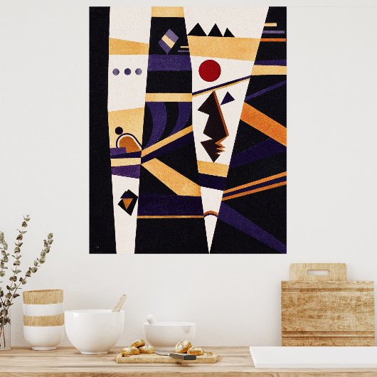 Bindung durch Kandinsky Poster (Küche)