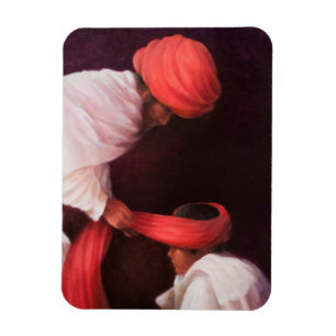 Bindung eines Turbans 2010 Magnet