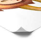 Bindung mit einem Löwen Poster (Ecke)