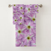 Bindweed Seamless Pattern Badhandtuch Set (Insitu)