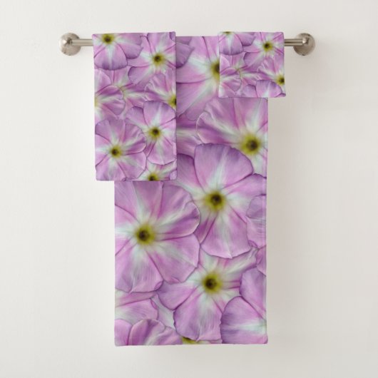 Bindweed Seamless Pattern Badhandtuch Set (Insitu)