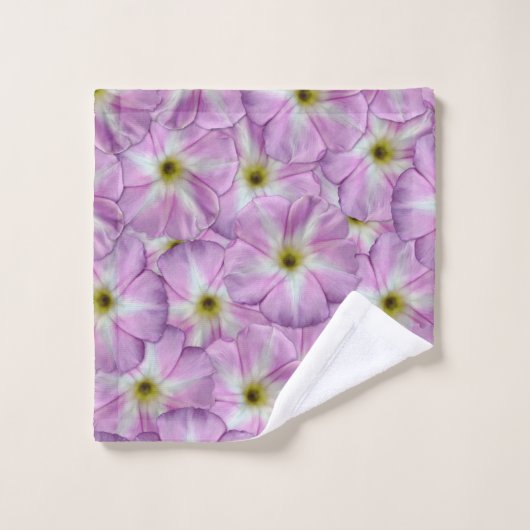 Bindweed Seamless Pattern Badhandtuch Set (Waschlappen)