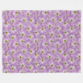 Bindweed Seamless Pattern Fleecedecke (Vorderseite (Horizontal))