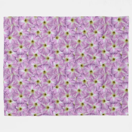 Bindweed Seamless Pattern Fleecedecke (Vorderseite (Horizontal))