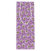 Bindweed Seamless Pattern Geschenktüte Für Weinflaschen (Rückseite)