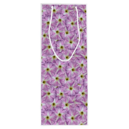 Bindweed Seamless Pattern Geschenktüte Für Weinflaschen (Rückseite)