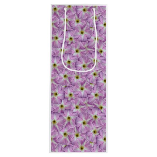 Bindweed Seamless Pattern Geschenktüte Für Weinflaschen (Vorderseite)