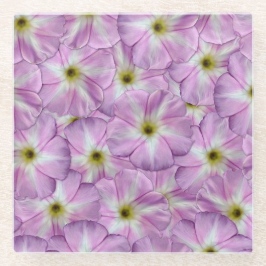 Bindweed Seamless Pattern Glasuntersetzer (Vorderseite)