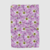 Bindweed Seamless Pattern Golfhandtuch (Vorderseite)