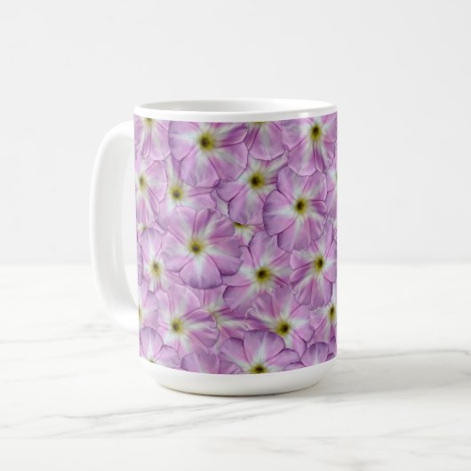 Bindweed Seamless Pattern Kaffeetasse (Vorderseite Links)