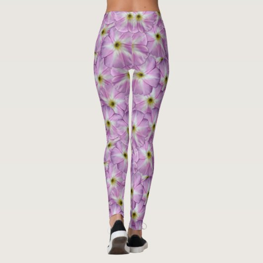 Bindweed Seamless Pattern Leggings (Rückseite)