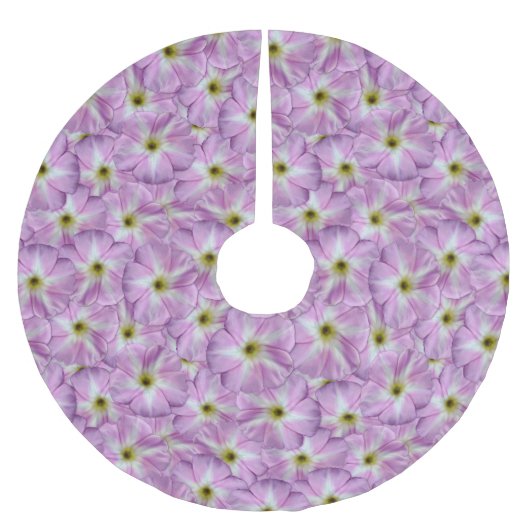 Bindweed Seamless Pattern Polyester Weihnachtsbaumdecke (Vorderseite)